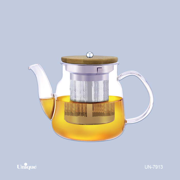 قوری پیرکس 800ML درب بامبو