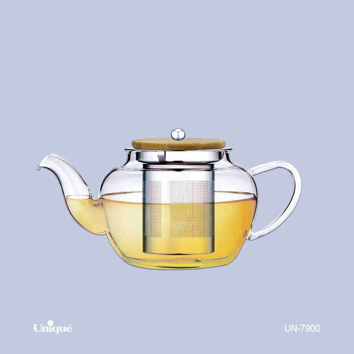 قوری پیرکس 600ML درب بامبو