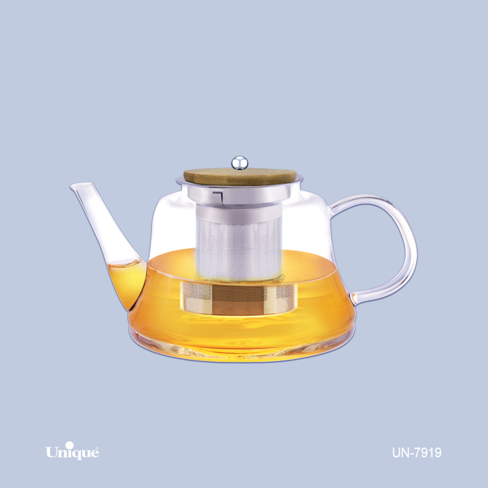قوری پیرکس 850ML درب بامبو