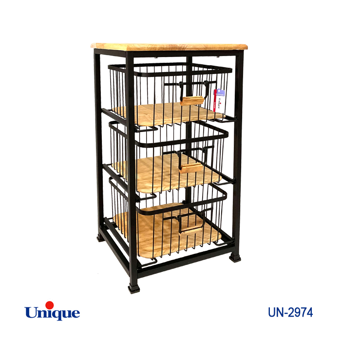 جای سیب زمینی و پیاز3 طبقه دسته دار