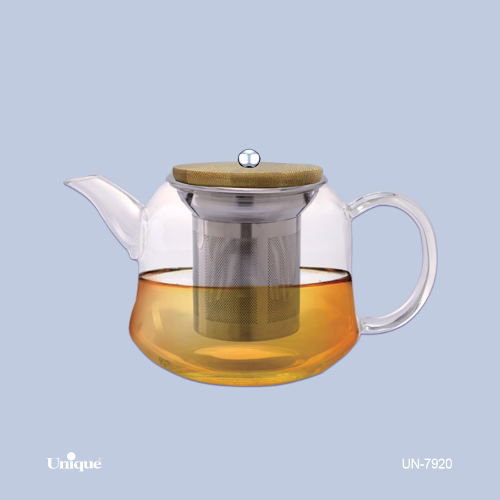 قوری پیرکس 800ML درب بامبو