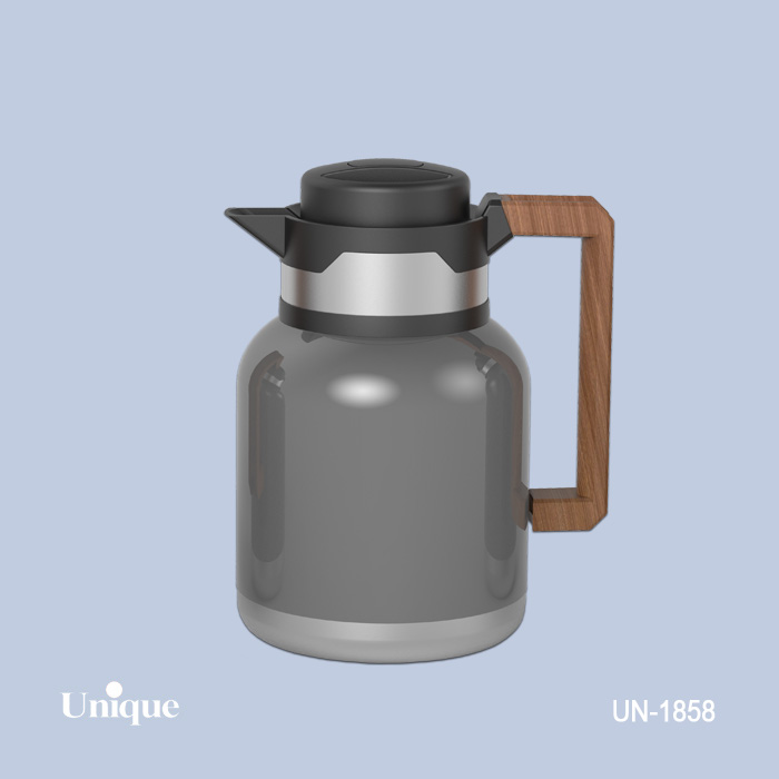 فلاکس 1.5 لیتر بدون شیشه-دسته چوبی